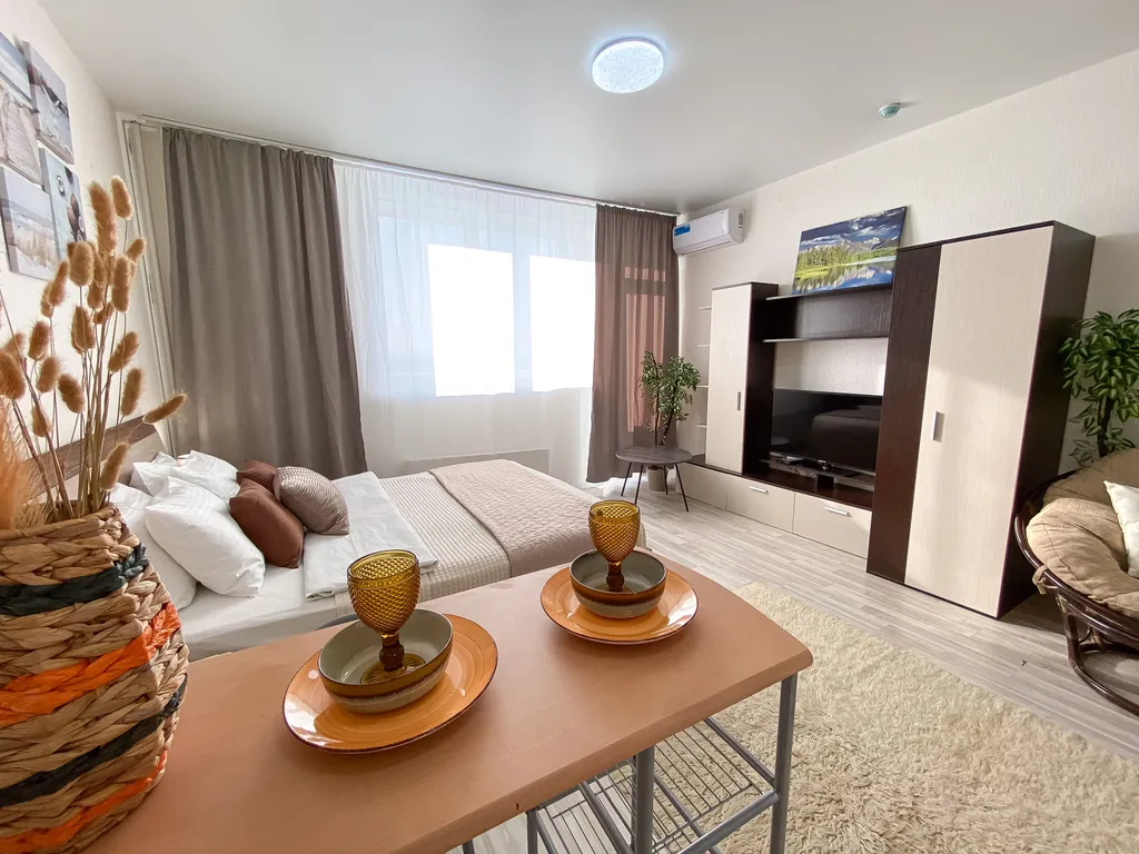 Просторная студия в новом ЖК у парка Молодёжный