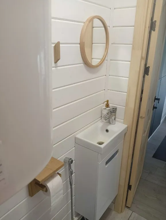 Дом с сауной и камином у леса в Карелии