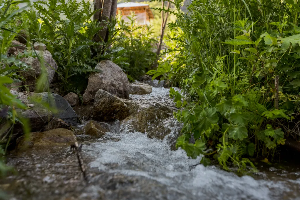 База отдыха с видом на горы в Приэльбрусье