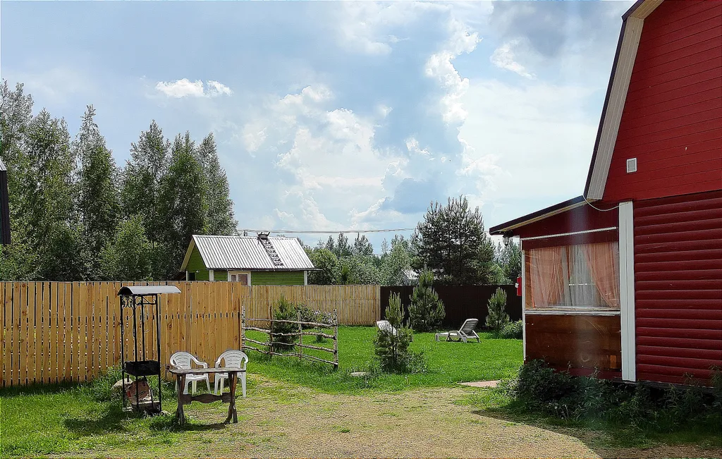 Усадьба Роза на Селигере с русской баней Red haus