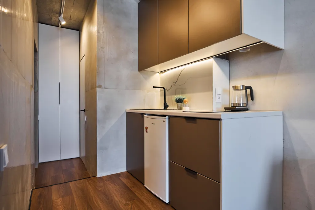 Апартаменты в стиле лофт для семейного отдыха, с проектом для фильмов