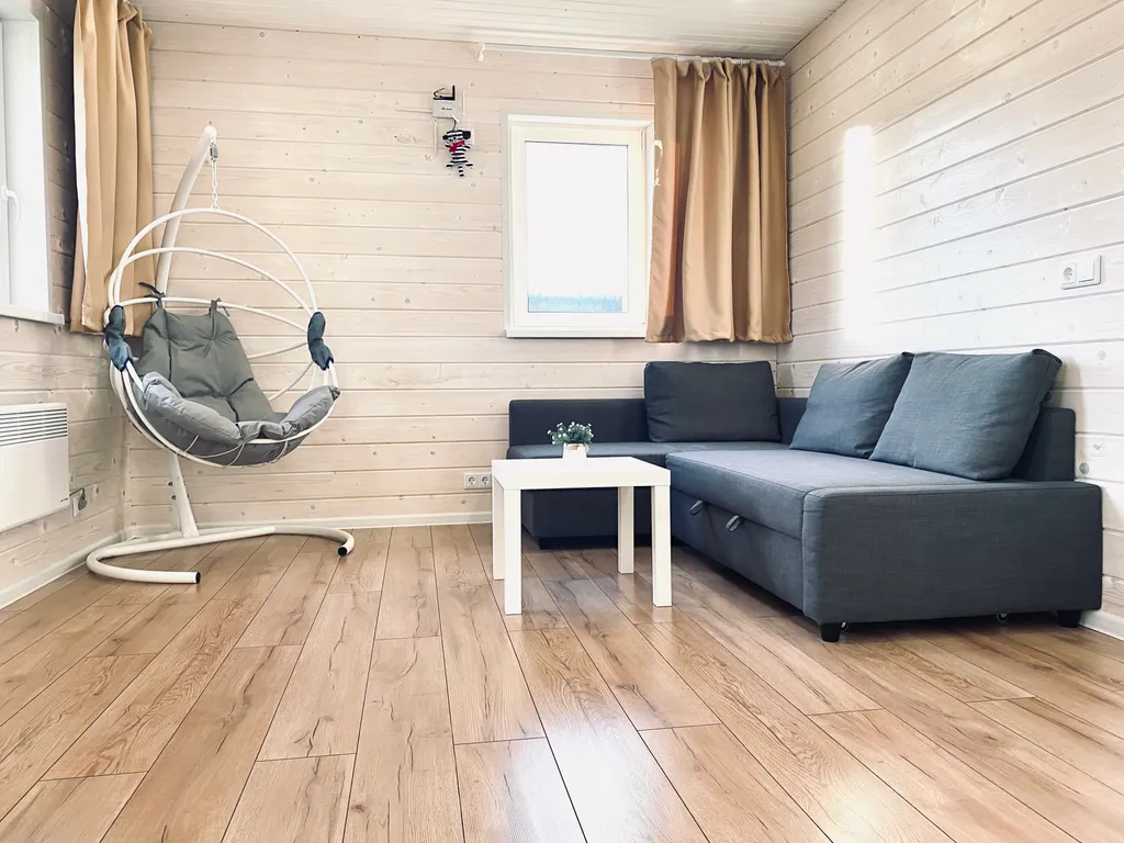 Дом у озера с сауной