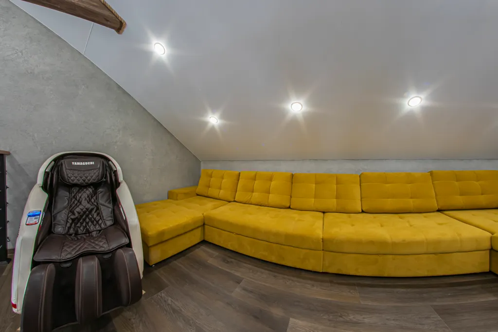 Просторный коттедж Лофт-хаус для большой компании с бассейном и сауной