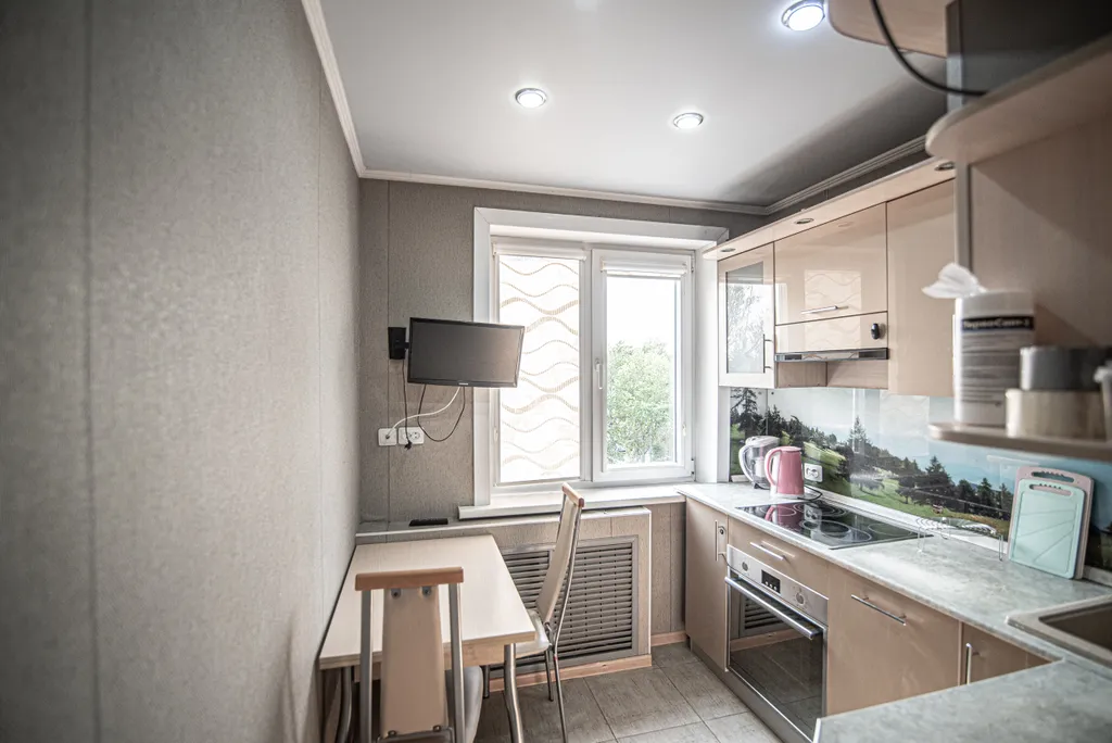 Квартира у областной больницы с муз. колонкой и кофеваркой