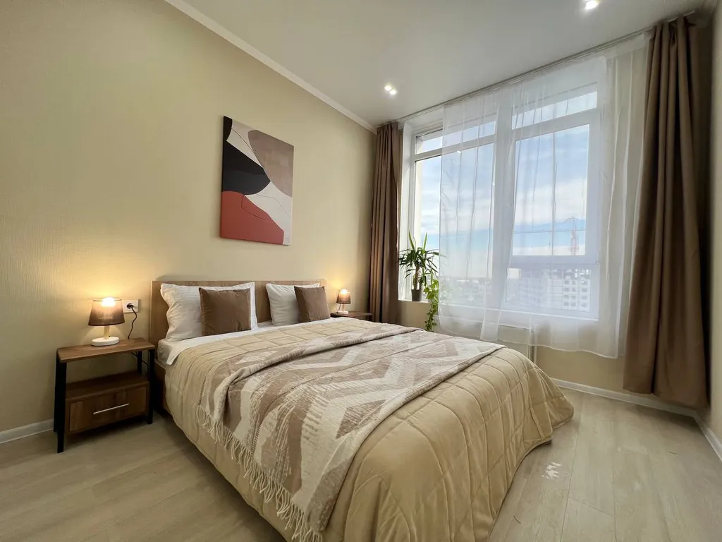 Премиальная квартира в ЖК Атмосфера с видом на Волгу — аренда посуточно в Астрахань