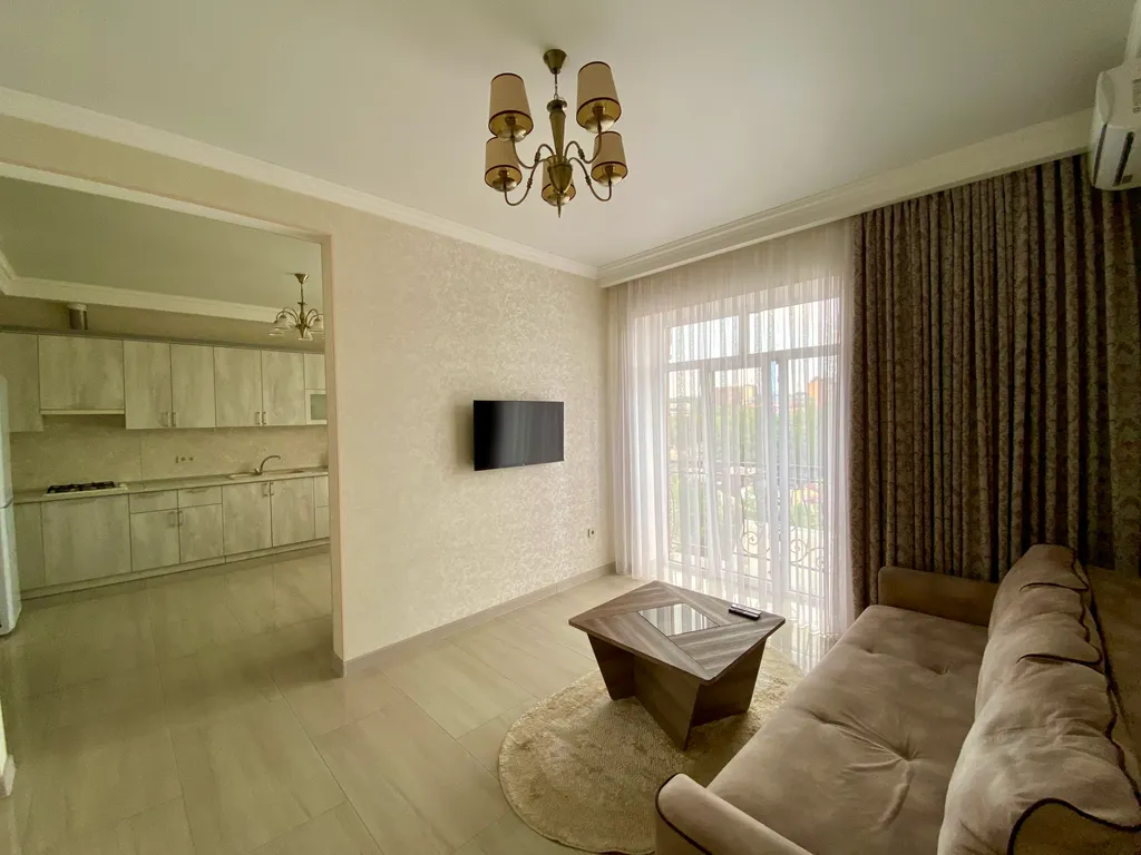 Просторная квартира с видом на горы в центре города