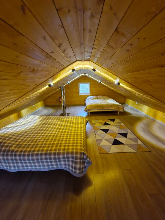 Абсолютнo новый уютный дoм в лесу с чаном на террасе