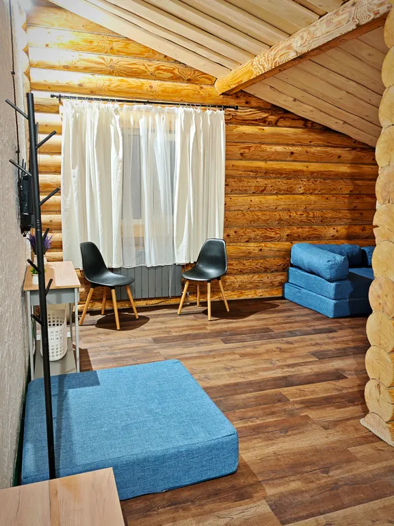 Лесной дом с тёплым бассейном, джакузи, сауной и сибирским чаном