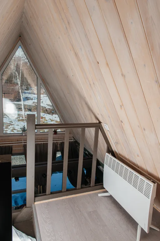 Коттедж Уютный A-frame дом с видом на горы — Шерегеш