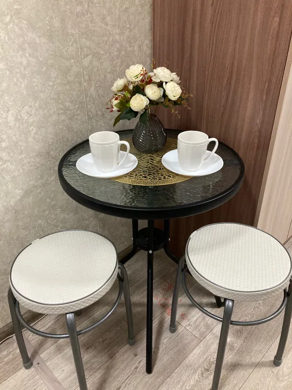 Уютная студия с широкой кроватью