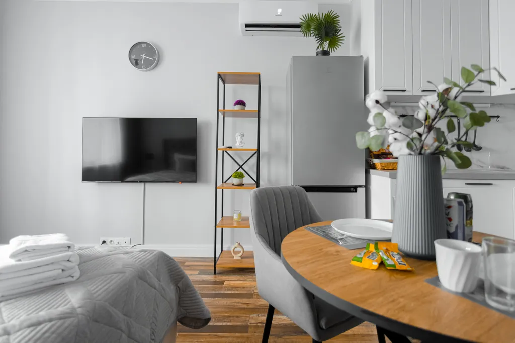 Квартира Квартира Gray stone на на 30 этаже небоскреба Савеловский Сити — Москва