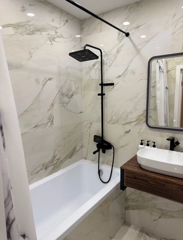 Квартира с дизайнерским ремонтом