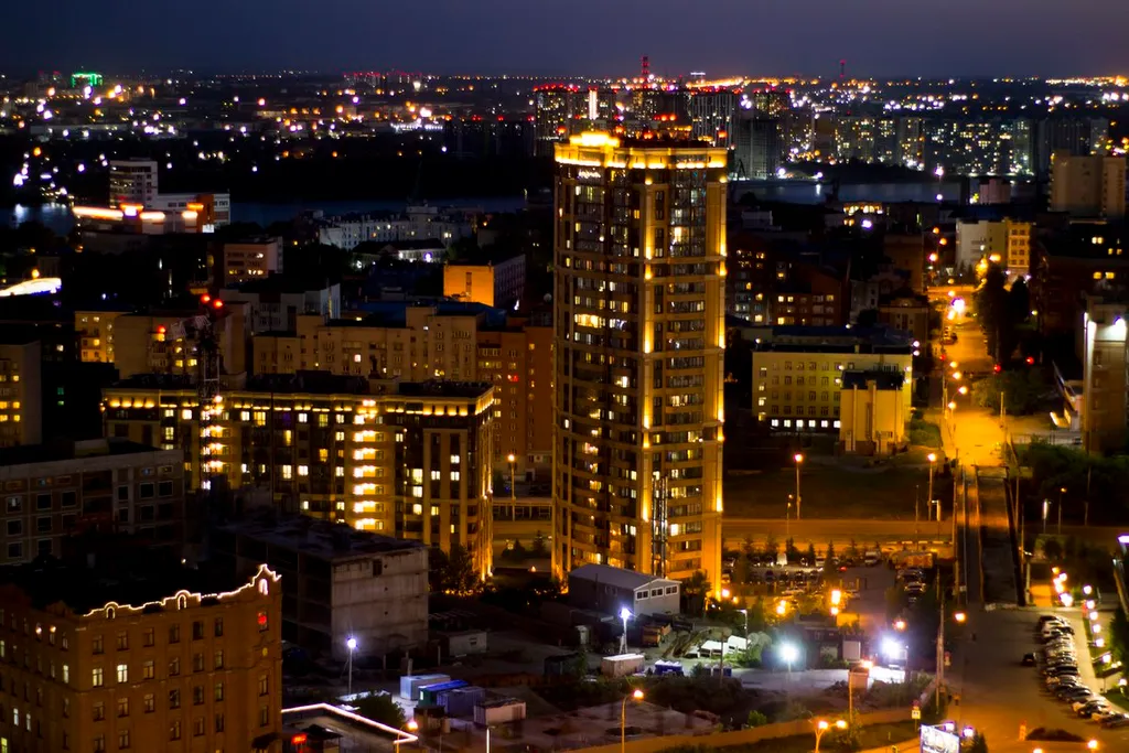 2-комнатная квартира в центре с видом на город