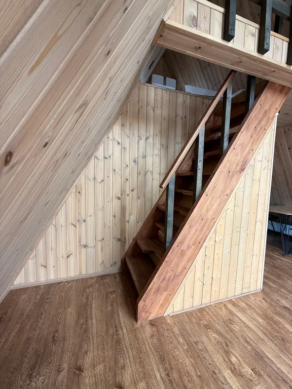 Aframe kmv дом с тёплым джакузи