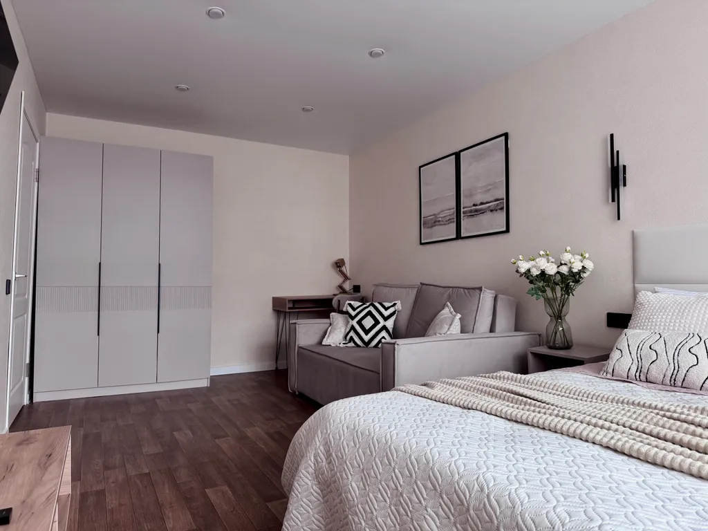 Просторная квартира рядом с Ледовым дворцом