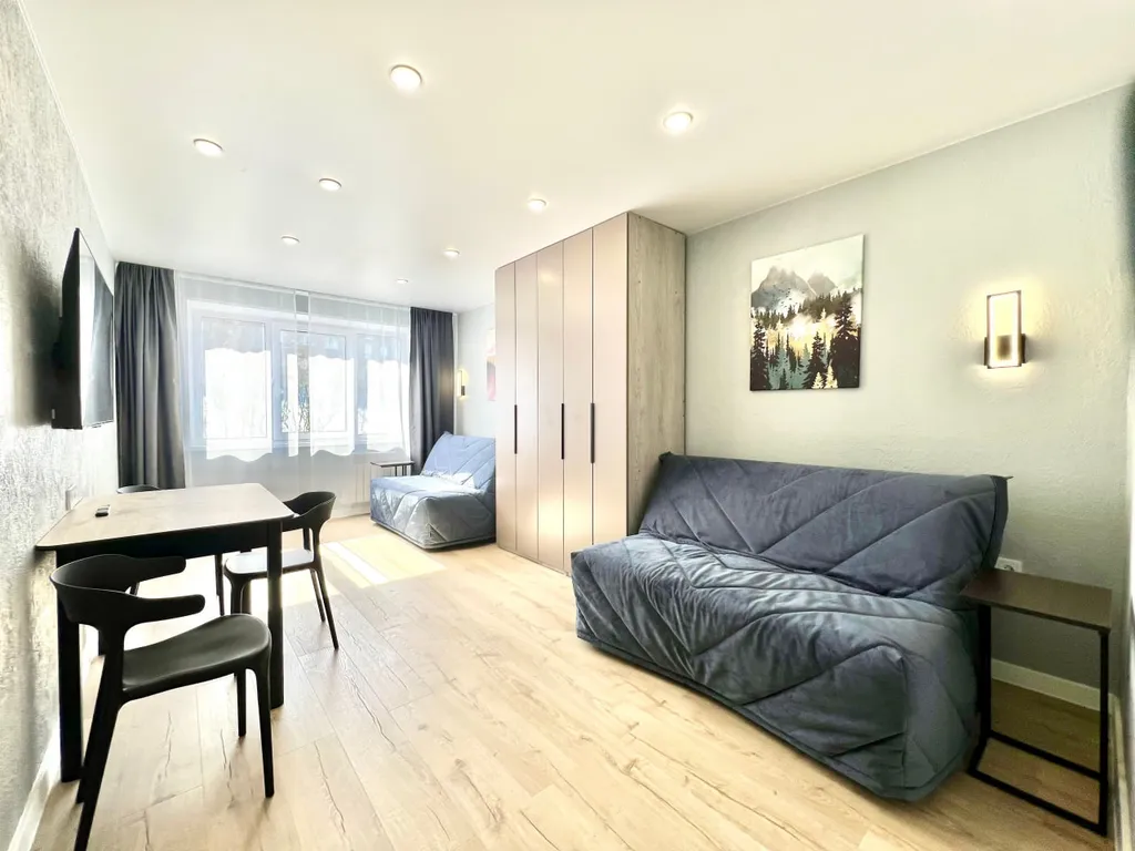 Просторная квартира недалеко от склона