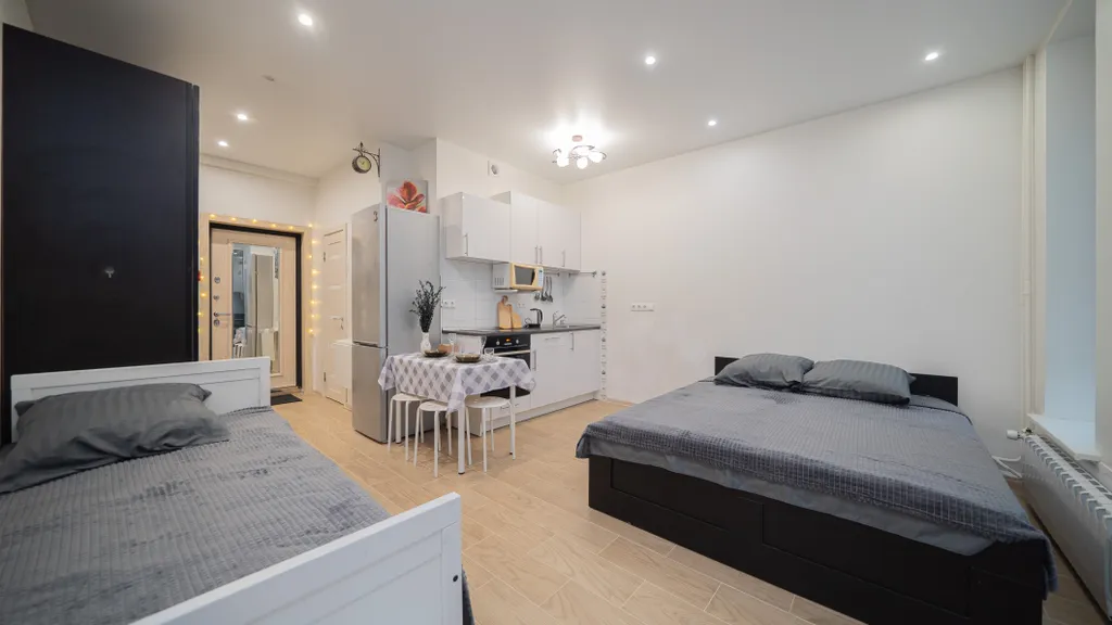 Квартира Квартира Уютная студия в ЖК "Весна" — Апрелевка