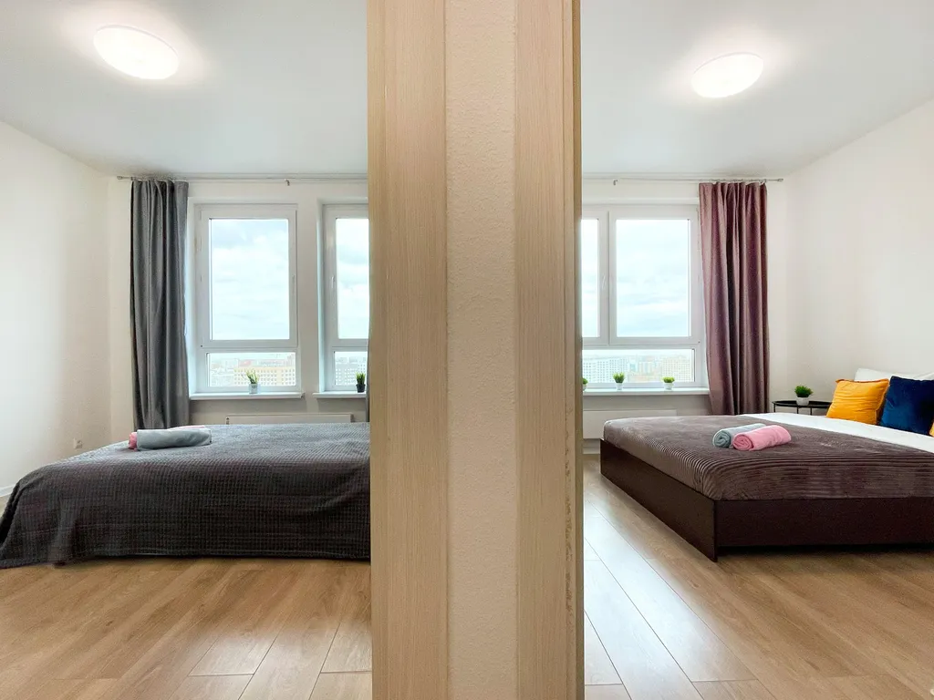 Двухкомнатные апартаменты с панорамным видом