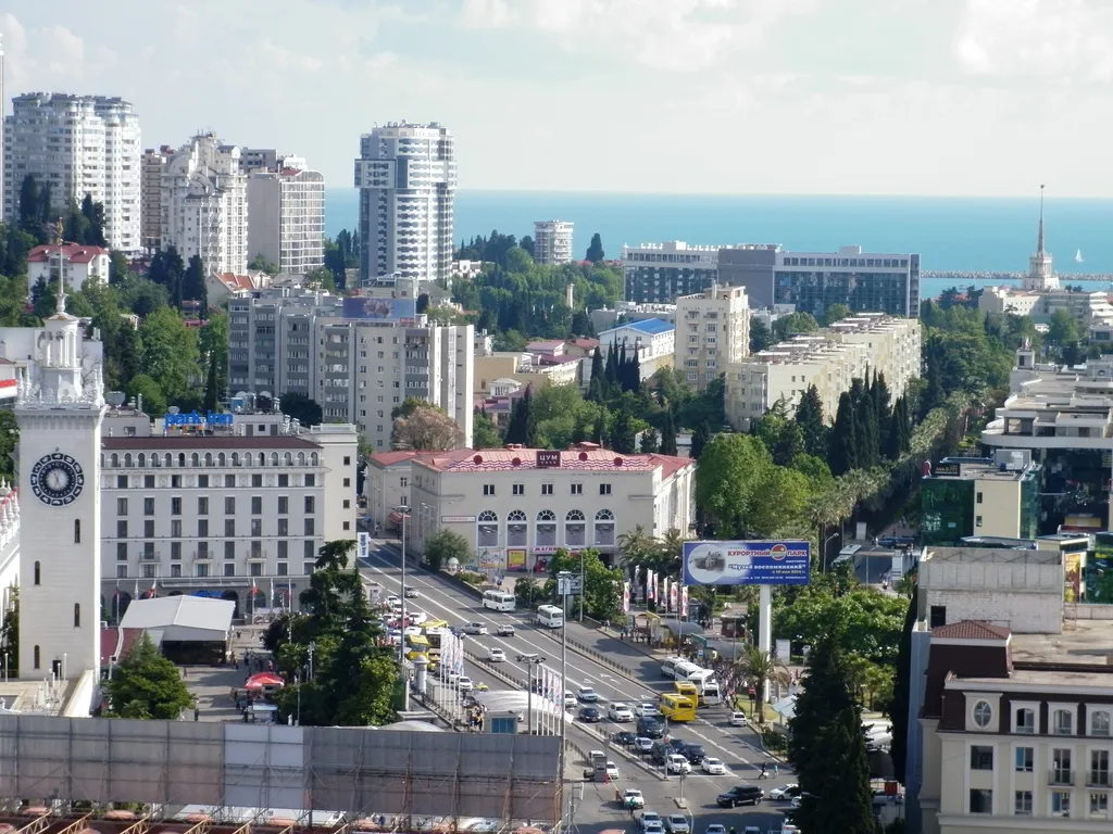 Квартира Квартира Сочи на ладони! Центр. Парковка. Кухня-гостиная и две спальни. — Сочи