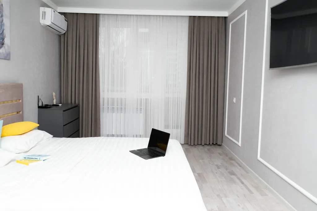 Квартира для командировочных в тихом районе города.