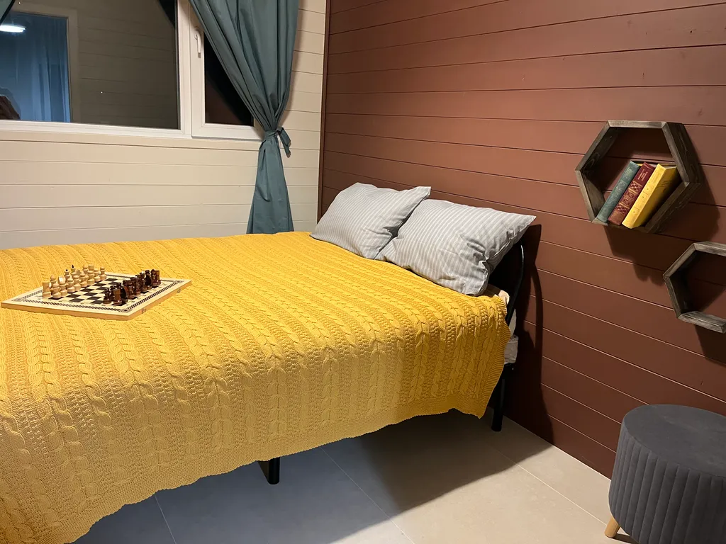 Стильный Барнхаус в окружении леса с сауной и сибирским банным чаном