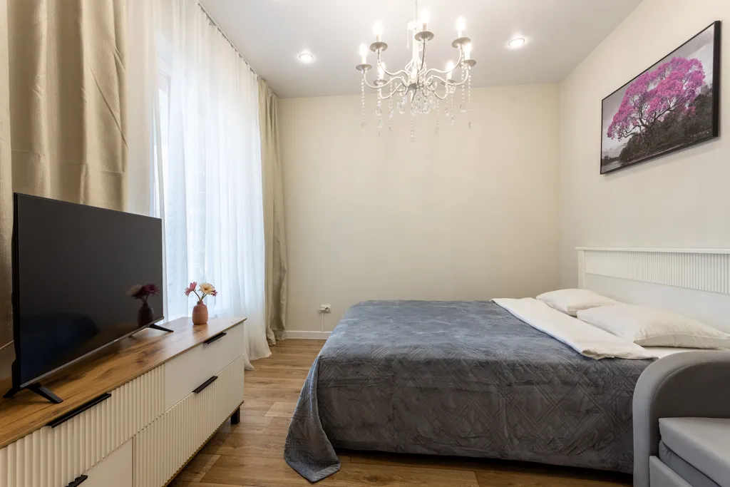 Квартира Квартира Уютная студия с видом на город рядом с ТРЦ Планета — Красноярск