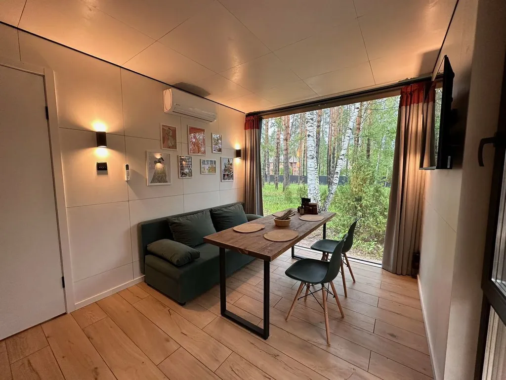 Коттедж Стильный уютный дoм c бaней в cocновoм лecу — аренда посуточно в Рязань