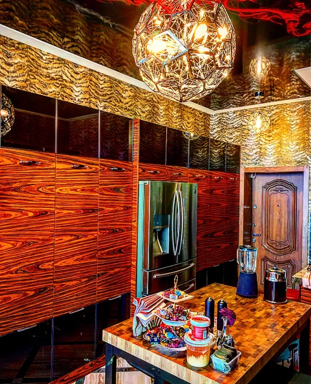 Элитная видовая люкс квартира с террасой дизайна R Cavalli