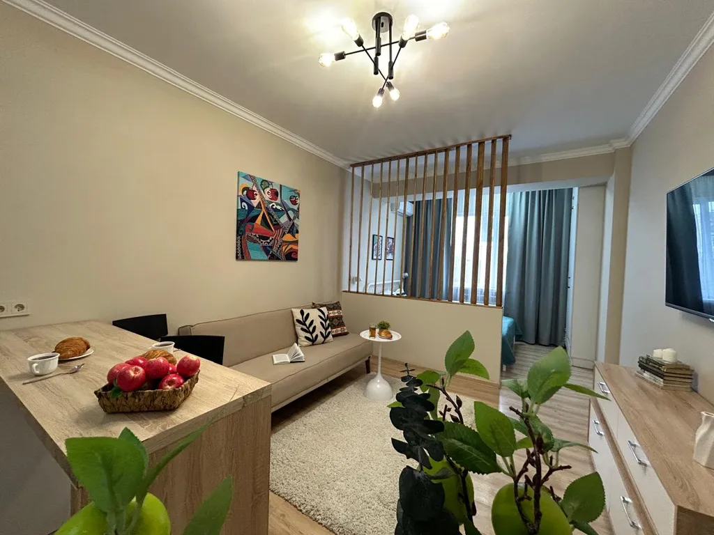 Студия Алма с прекрасным видом на город