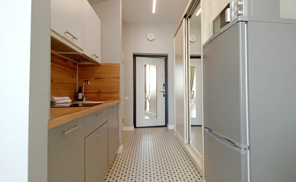 Стильная студия с бассейном в 3 минутах от моря