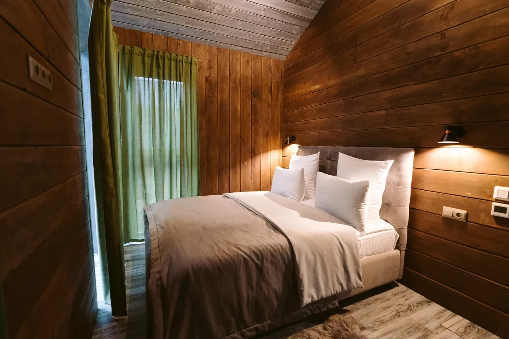 Коттедж Minos с камином