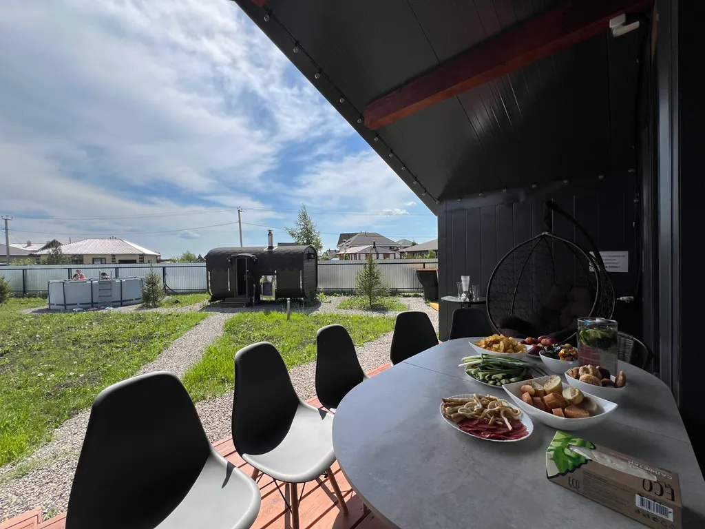 Уютный дом с баней и чаном