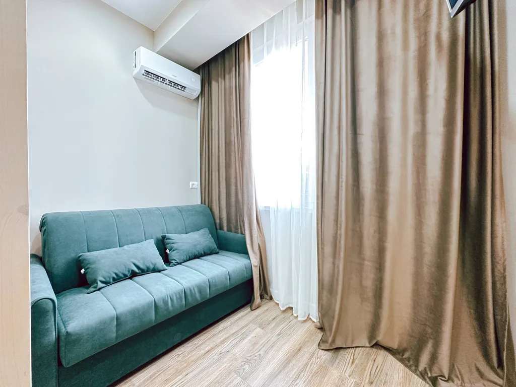 Однокомнатная квартира с видом на город