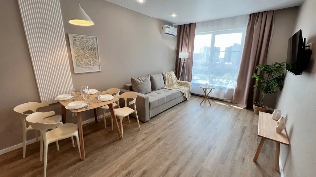 Евроквартира со спальней и гостиной