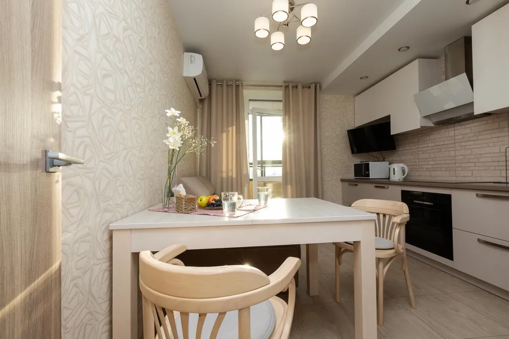 Светлая квартира рядом с ЖД Вокзалом в ЖК Малевич