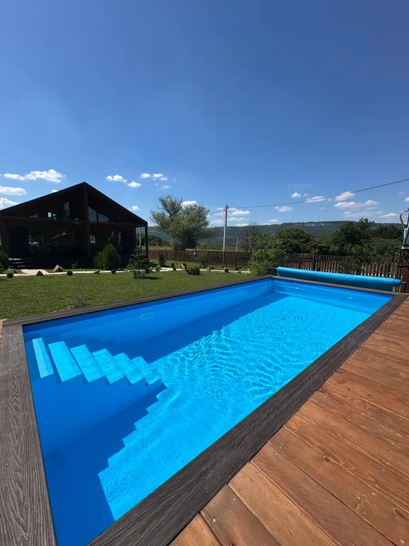 Таунхаус с подогреваемым бассейном и баней в Адыгее