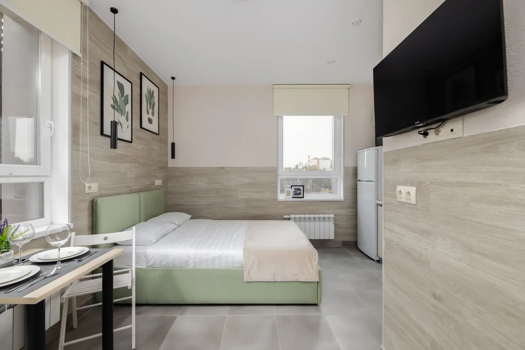 Квартира Квартира Уютная студия у метро, всё для комфортного проживания — Москва