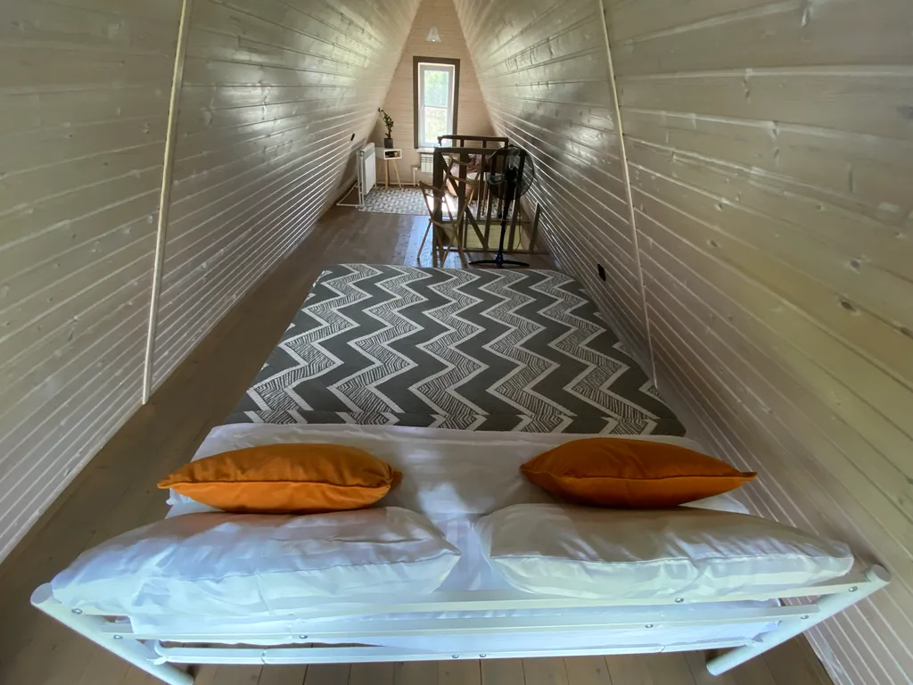 A-frame на берегу Волги