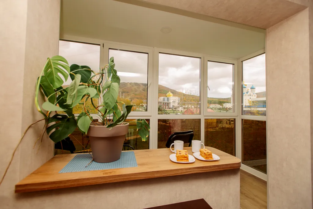 Удобная и свeтлaя кваpтира с великолепным видом из лоджии