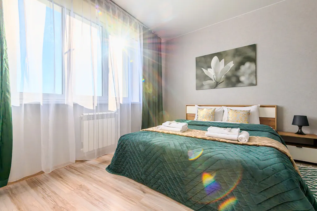 Апартаменты с красивым видом на залив, гостиничный сервис, бесконтактно