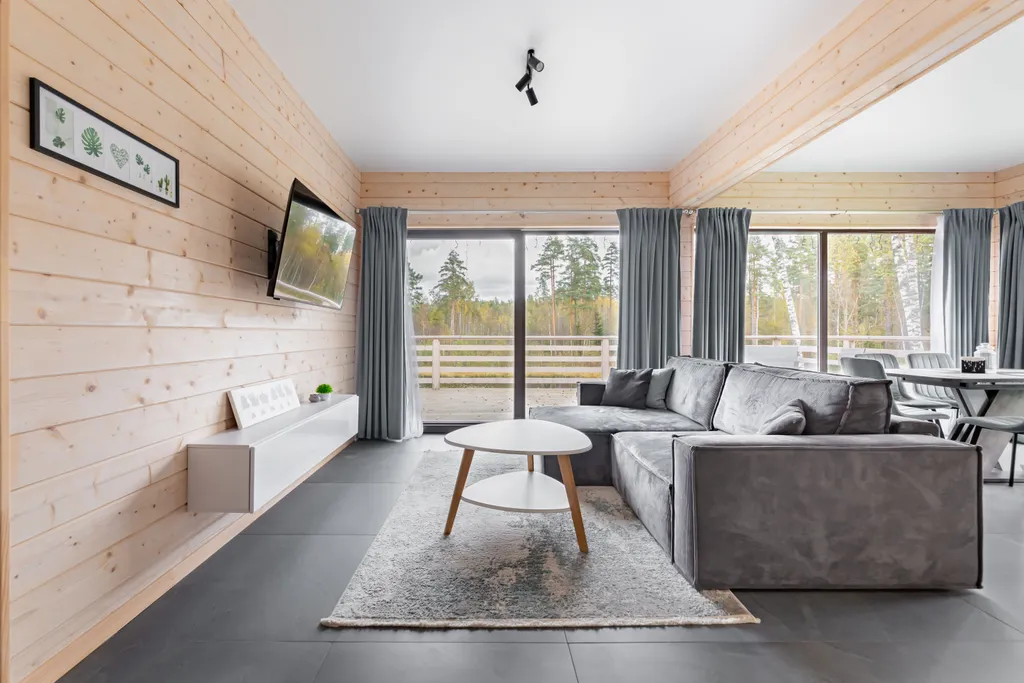 Коттедж с прямым видом на озеро