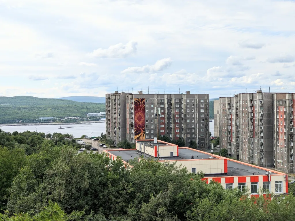 Просторная квартира с видом на залив