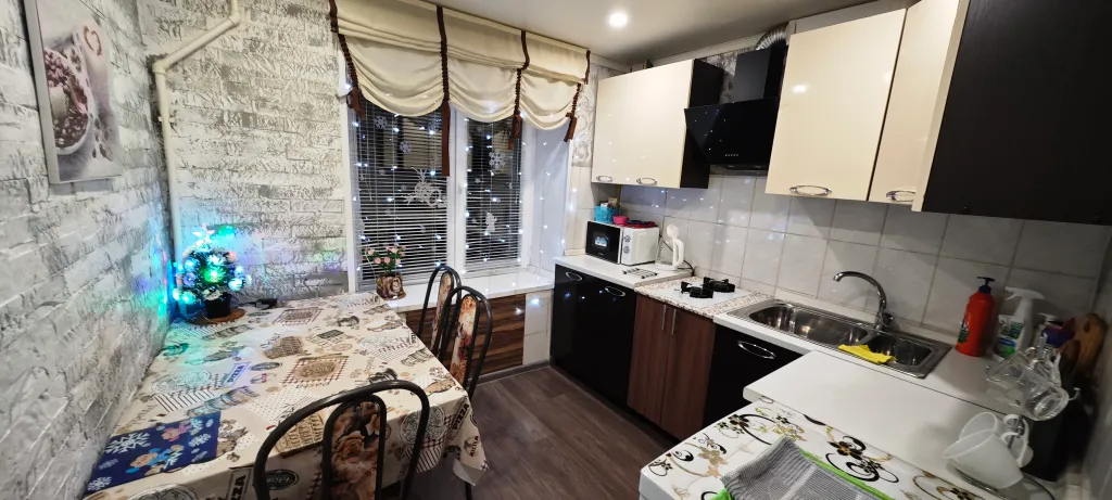 Теплая квартира с изолированными комнатами