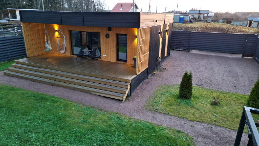 Коттедж Дом отдыха с сауной на горке — Иваново (Ленинградская область)