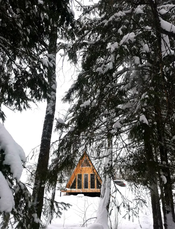 Дом Ярвиранта на берегу озера