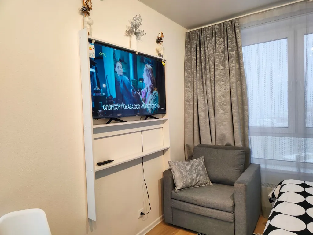 Квартира Квартира Стильная студия с дизайнерским ремонтом недалеко от центра — Москва