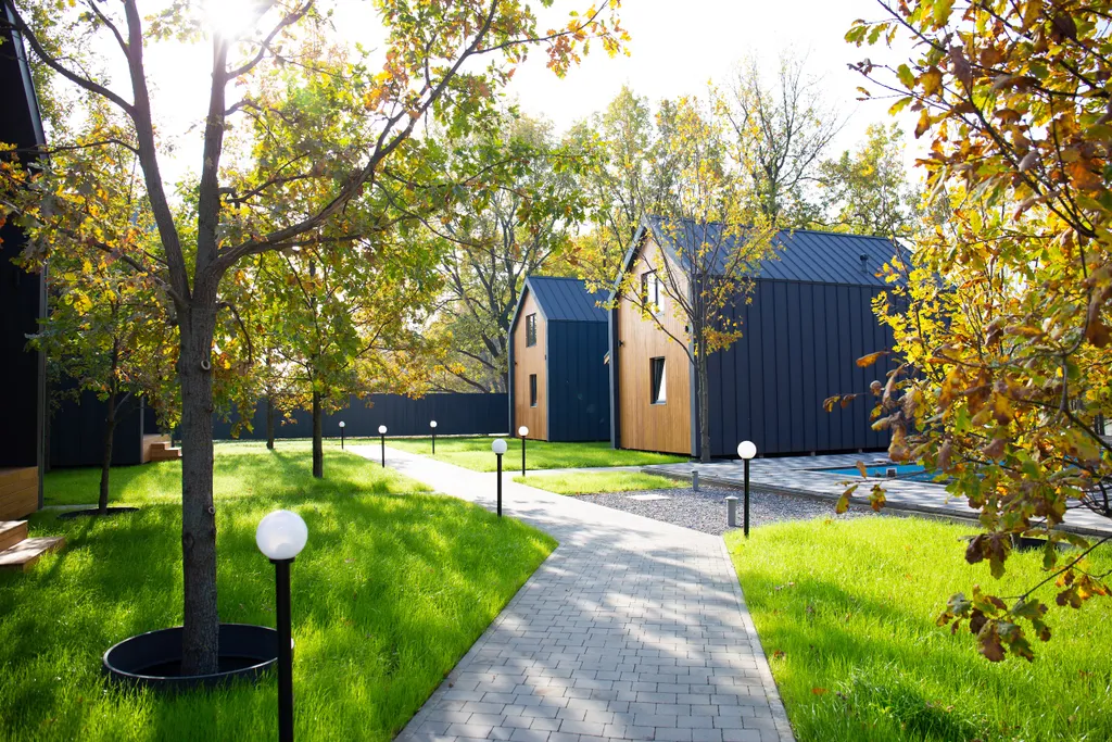 2-этажный коттедж у озера с видом на горы