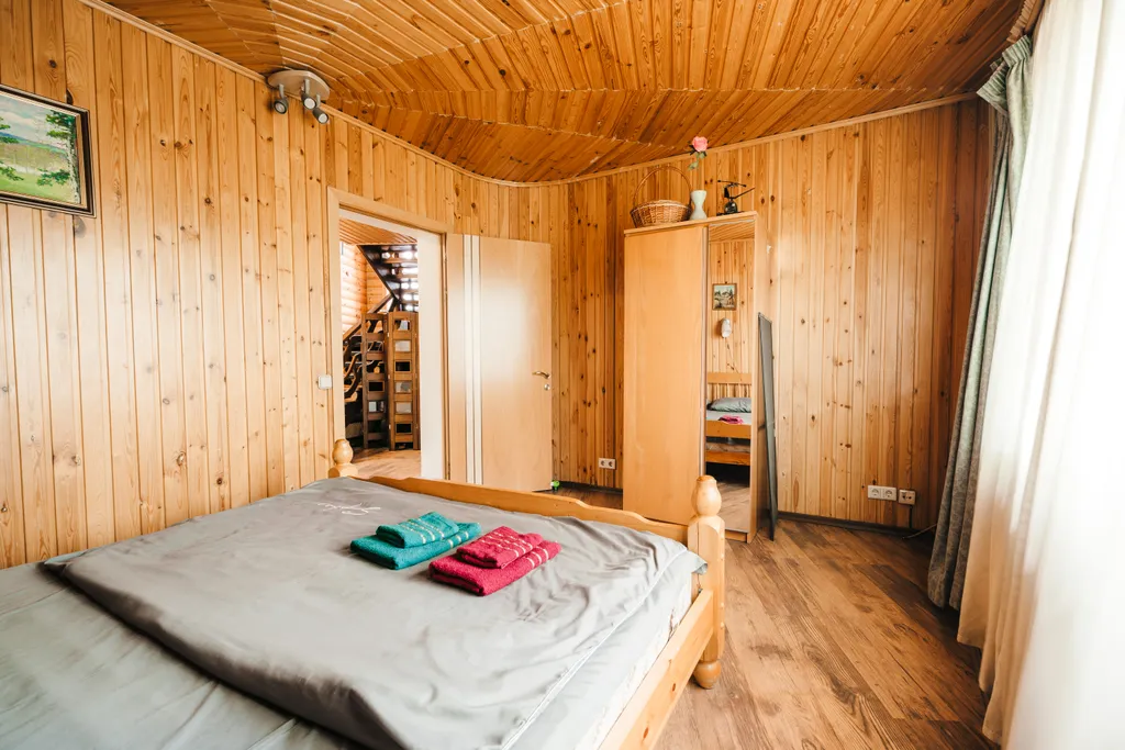 Дом в лесу в русском стиле