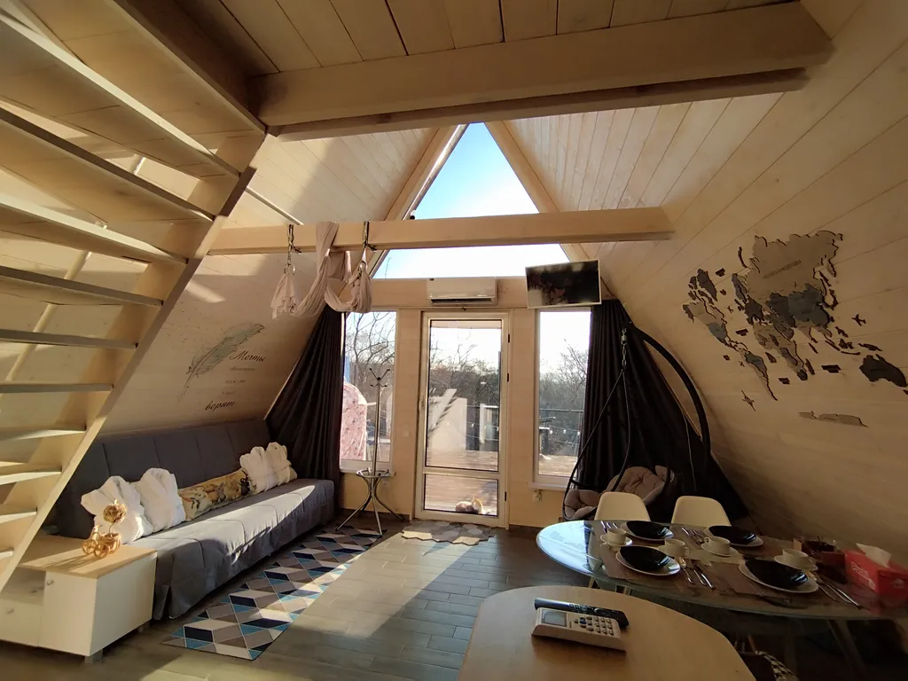 Коттедж Уютный треугольный домик A-frame Soul time — Анапа