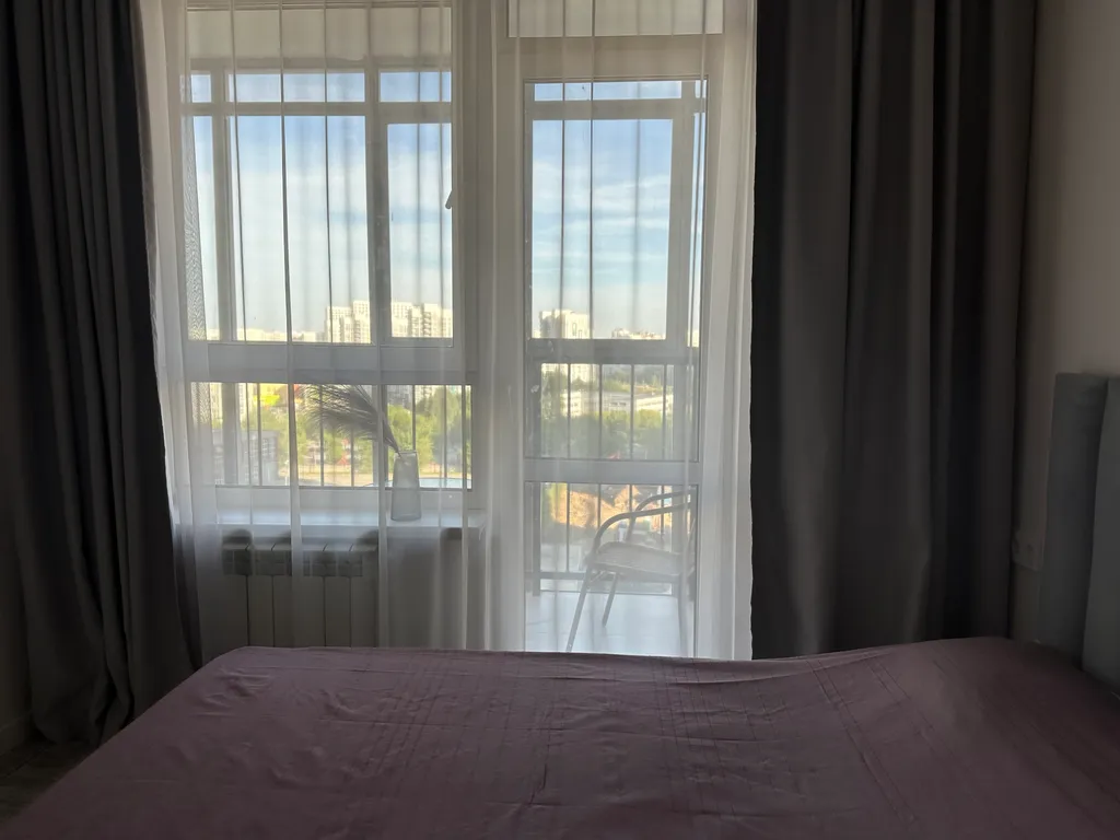 Уютная евродвушка с панорамным балконом